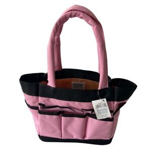 Burton + Burton Pink Canvas Utility Tote Bag Organizer Caddy 978457 New